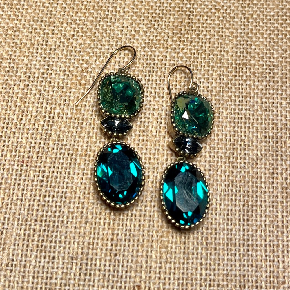 Silpada K&R Collection “Emerald Envy” Earrings